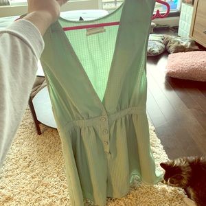 🌼Urban Outfitters mint green Romper